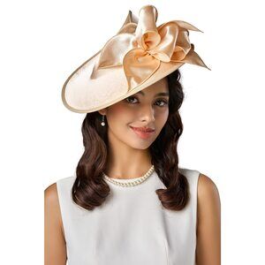 Derby Hats For Women - Fascinators Tea Party Hats Headband Wide 4323
